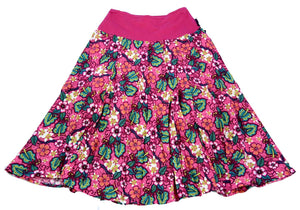 Nijens Midirock Sommerrock  Rock aus Viscose Rosa