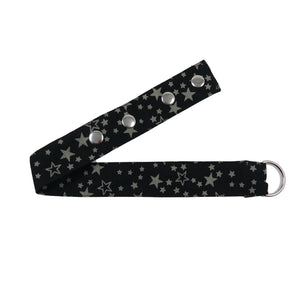 Nijens Gürtel-Verlängerung XXXL Hüfttaschen Stoff-Canvas Sterne Motiv