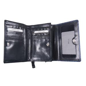 Nijens leather Wallet Mandala Petrol Blue G-06