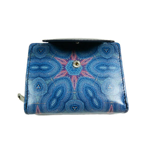 Geldbörse GA-22 Mandala blau-rosa - NIJENS