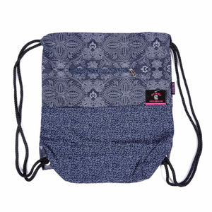 Nijens Turnbeutel aus Canvas Nachtblau Ganga Rucksack