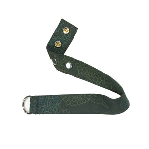 Nijens Gürtel-Verlängerung XXXL Hüfttaschen Stoff Khaki Blumenmuster