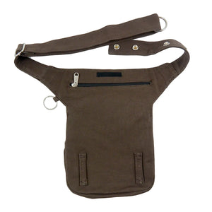 Nijens S-XXXL Gassi-Tasche Stoff Braun Tasche