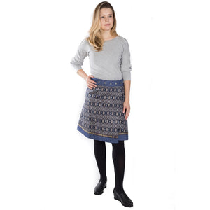 NijensRocksana Midi W NEU Navy blau-28 - NIJENS