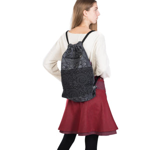 NijensGanga Rucksack Blumenmuster-572 - NIJENS