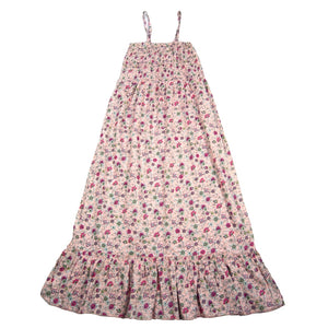 Kinderkleid Nijens Mini-Jaipura Rosa Blumen - NIJENS