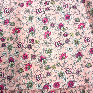 Kinderkleid Nijens Mini-Jaipura Rosa Blumen - NIJENS