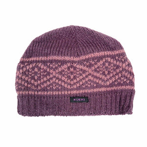 Nijens Wollmütze Kurze Beanie Rosa