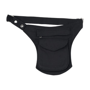 Nijens Bauchtasche Schwarz Uni