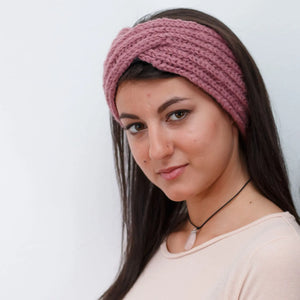 Nijens Stirnband Schurwolle NJ-Matar Weinrot 29 - NIJENS