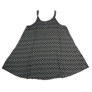 Nijens Sommerkleid mit verstellbaren Spaghettiträgern Schwarz