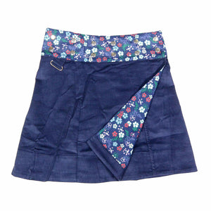 Kinderrock NijensMiniMalk Cord-116 Blumenmuster - NIJENS