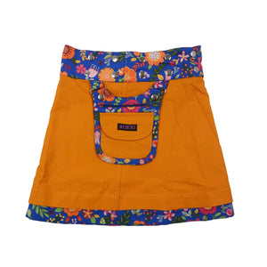 Nijens Kordrock für Mädchen Orange-Blau