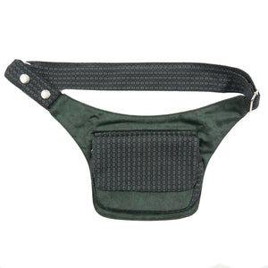 Bauchtasche Stoff Canvas Flaschengrün