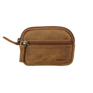 Nijens Kleine Beuteltasche aus Leder Wildleder NJ-03 1041 TAN