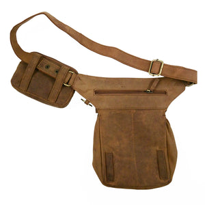 Nijens Beuteltasche Leder TAN