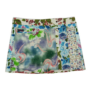 Nijens Damen Minirock Cambric Himmelblau