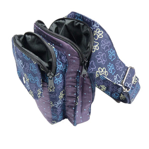 Gassi-Tasche Stoff Bauchtasche Hundepfoten Motiv Freiburg ND 746 Nijens Shop