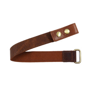 Nijens Gürtel-Verlängerung XXXL Hüfttaschen Leder Braun Brandy