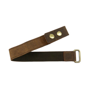 Nijens Gürtel-Verlängerung XXXL Hüfttaschen Leder Mocca Braun 1042