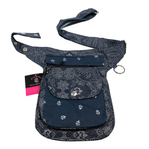 Nijens Gassi-Tasche aus Stoff mit Anker Druck für Hundefreunde