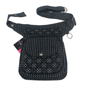Nijens Gassi-Tasche Hundetasche Stoff in Schwarz