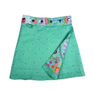 Nijens Kinderrock schöner Baumwollrock emerald