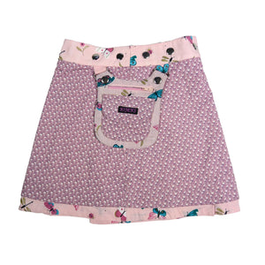 Nijens Kinderrock Mini Rock Baumwollrock Rosa Libellen