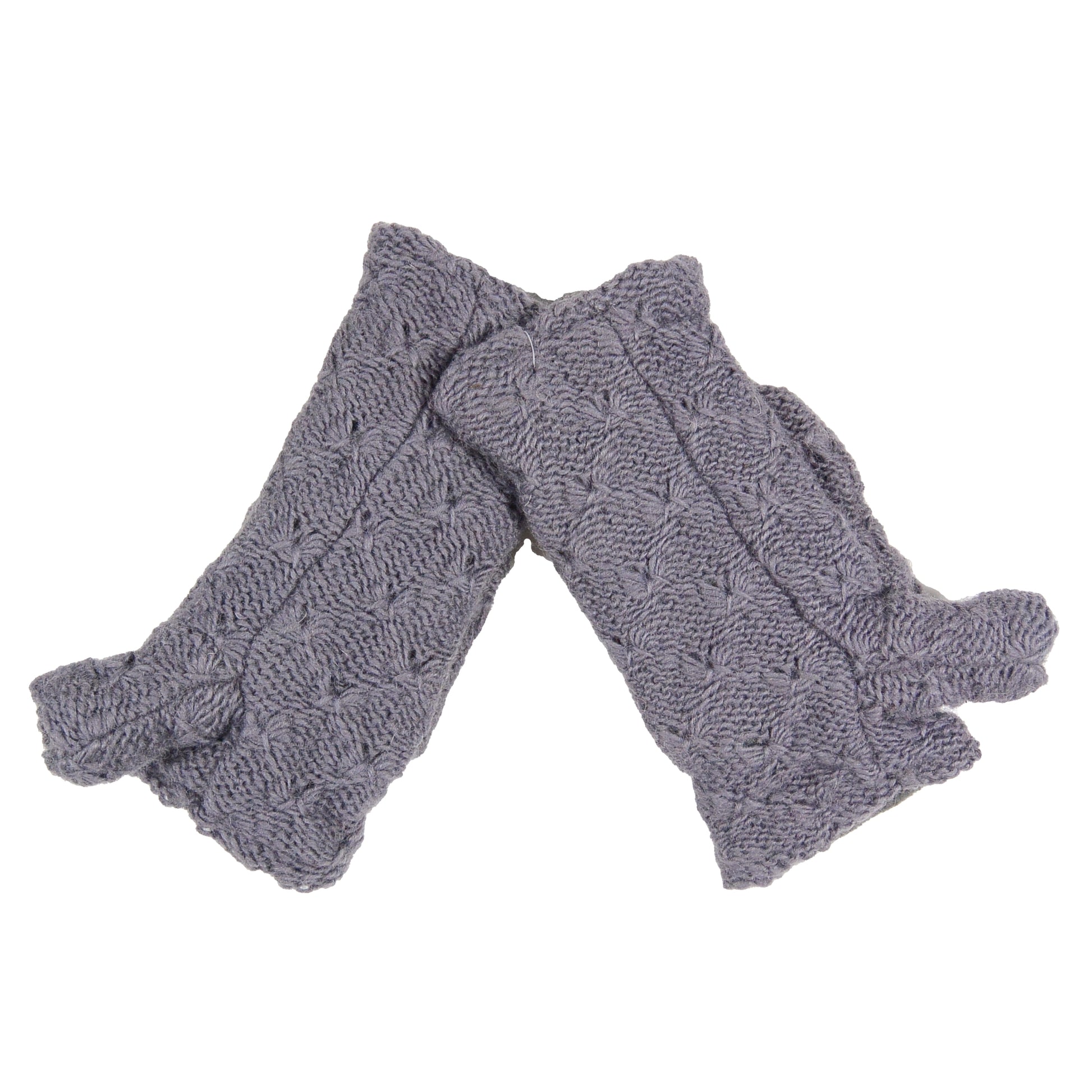Nijens Handschuhe Wolle Schurwolle Frauen Lavendel