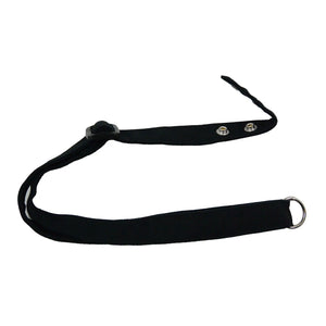 Nijens Oberschenkel-Gürtel Canvas in Schwarz Uni