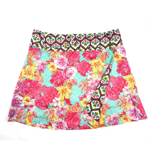 Nijens Wenderock Stoff Blumenmuster Damen Rock