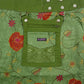 Nijens Wenderock XL Wickelrock aus Stoff-Baumwolle mit Floralen Motive Grün 3