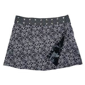 Nijens Wenderock XL aus Stoff-Baumwolle mit Floralen Motiven in Schwarz 2