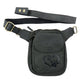 Gassi-Tasche Leder Charcoal Pfote mit Herz S-XXXL für Hunde Nijens 7