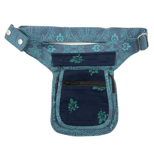 Bauchtasche Hippie Tasche S-XXL Stoff Petrol Tasche Nijens