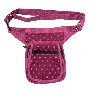 Bauchtasche S-XXXL Canvas Magenta Paris-H 818 Nijens