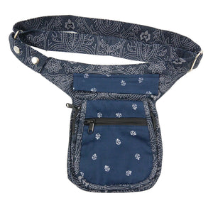 Nijens Bauchtasche Stoff Canvas Ankern Muster