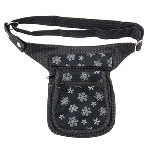 Bauchtasche Nijens Paris Charcoal 832 Schneeflocken