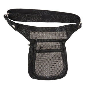 Nijens Bauchtasche Stoff mit Blumenmuster