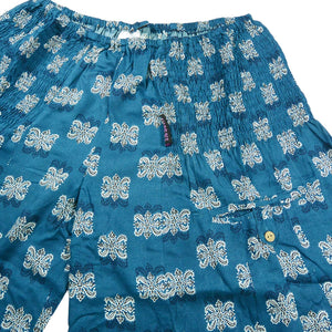 Nijens Hose Sommer Pluderhose aus Viskose Blau 2