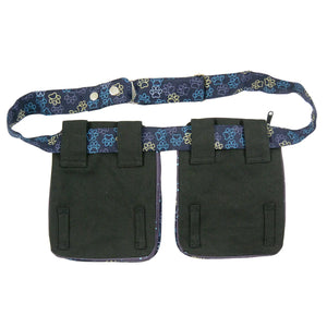 Nijens Doppeltasche - Waschbare Innentasche - Pfoten-Motiv