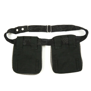 Nijens Doppelte Gassi-Tasche aus Stoff mit Floralen Motiv