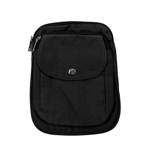 Nijens große Leckerli-Beuteltasche in Schwarz mit Schlaufen für Hundetraining