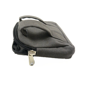 Nijens kleine Beuteltasche Stoff Grau für Hundekotbeutel N 5