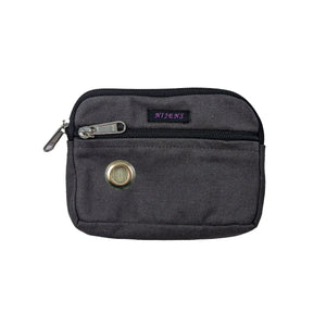 Nijens Kleine Beuteltasche mit Schlaufen, Öse, Leckerlibeutel Charcoal