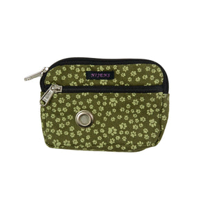 Nijens Kleine Beuteltasche mit Hundepfoten-Motiv Olive