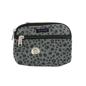 Nijens Kleine Beuteltasche mit Hundekotbeutelfach, waschbarem Reißverschlussfach für Leckerlis