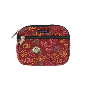 Nijens Kleine Beuteltasche mit Schlaufen, waschbarem Reißverschlussfach für Huhndeleckerlis