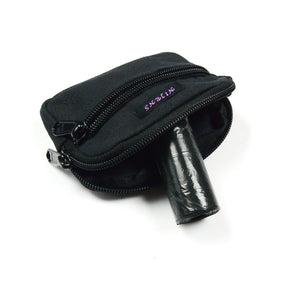 Nijens Kleine Beuteltasche für Kotbeutel in Schwarz