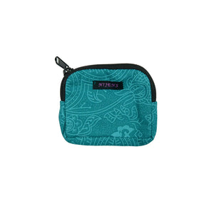 Nijens Mini Kleine Beuteltasche Farbmischung Türkisblau OM